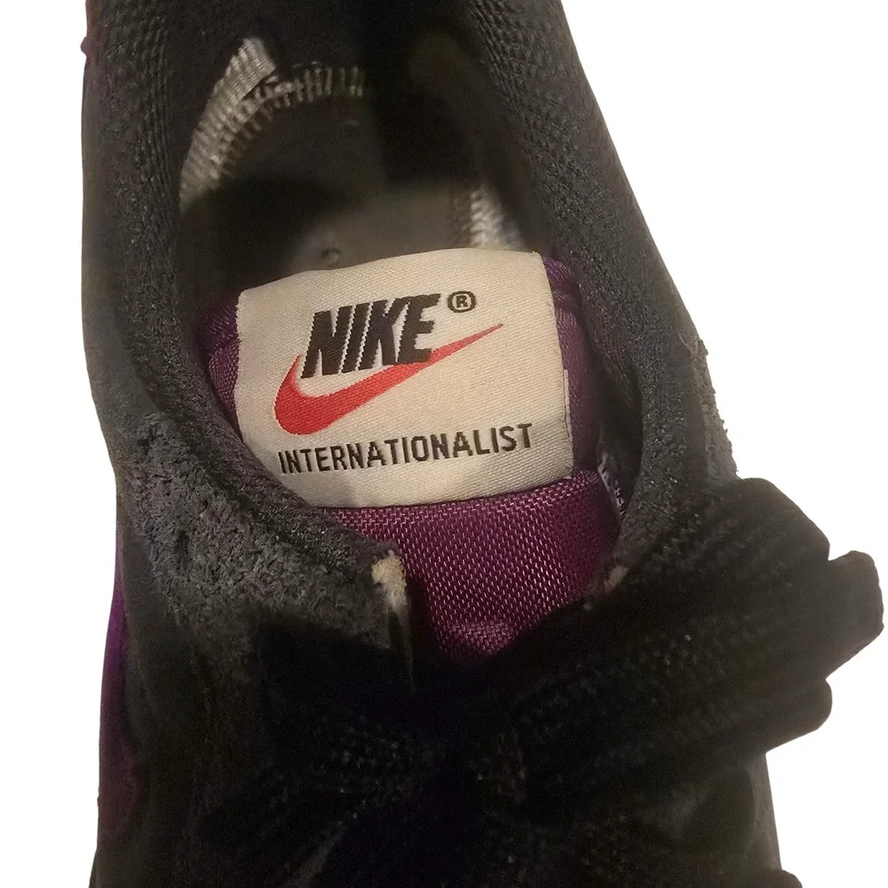 Nike Internationalist Running Shoes Men's 11.5 Grey Purple Suede CW7635-991